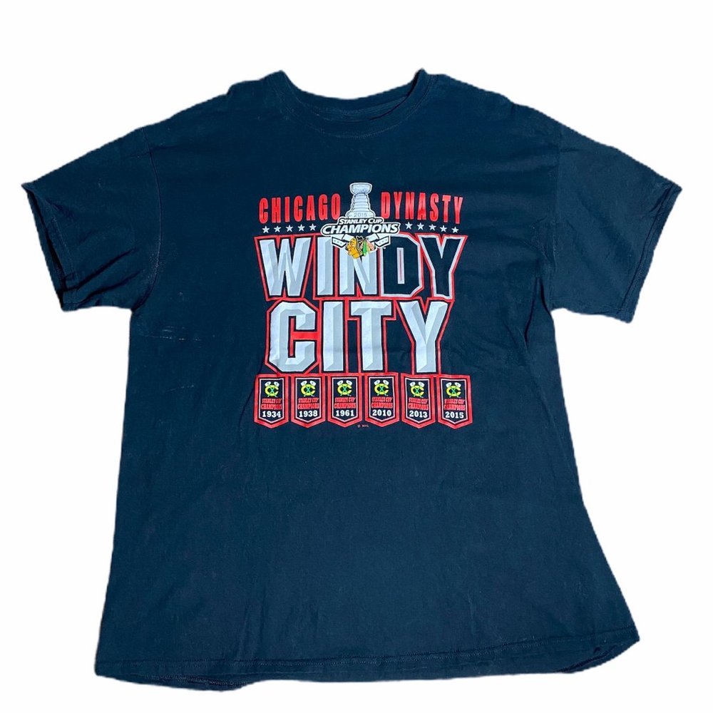 Chicago Dynasty Stanley Cup Champions Tee